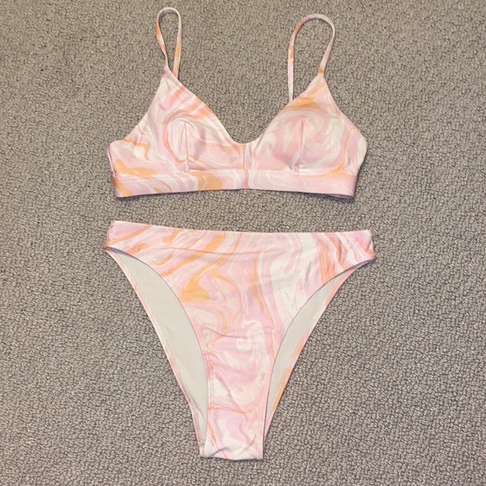 Pink Marble Bikini